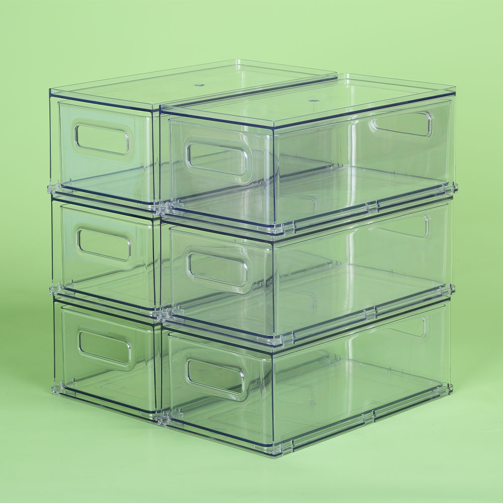 Plastic Strip Refrigerator Storage Boxs