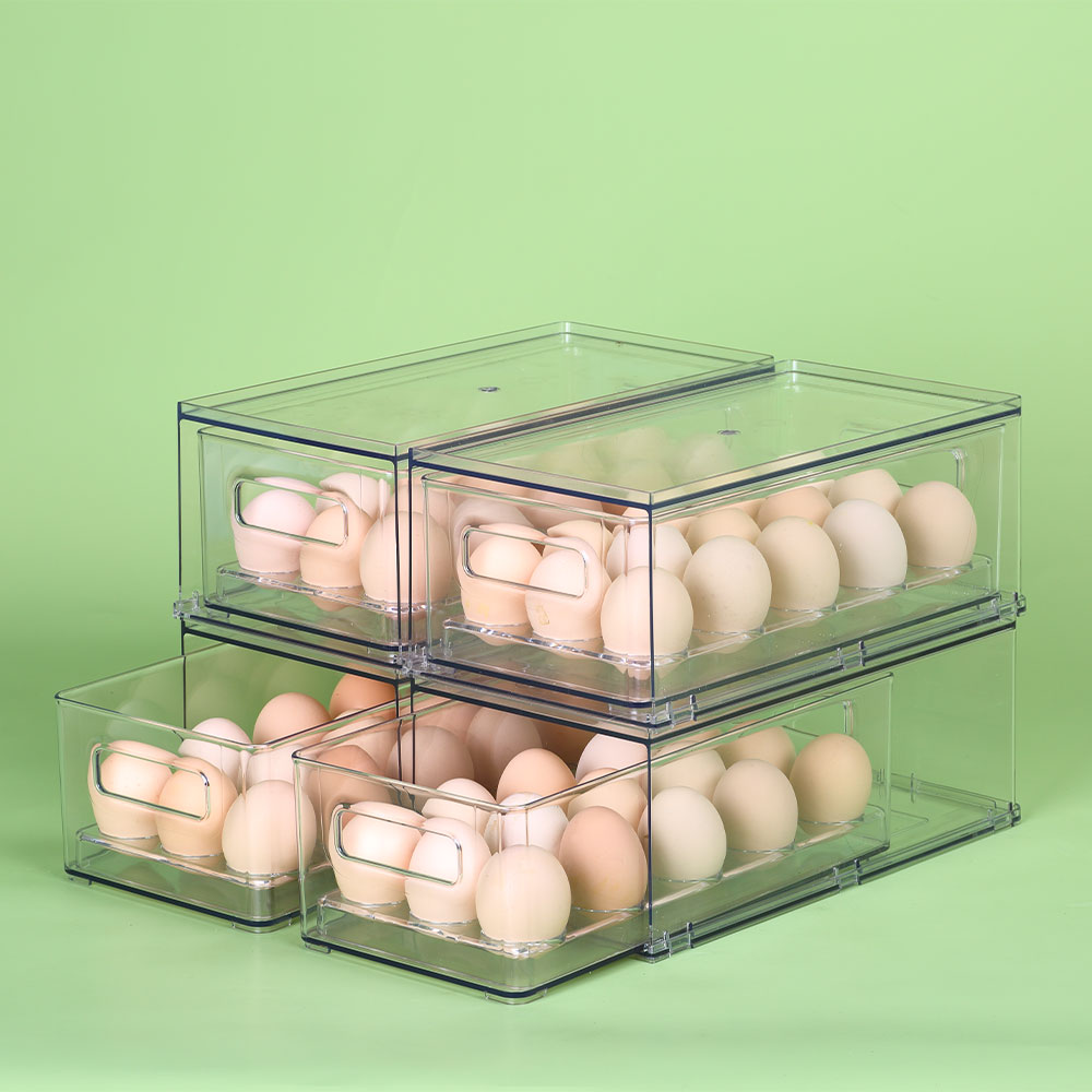 Eggs Refrigerator Plastic Bins