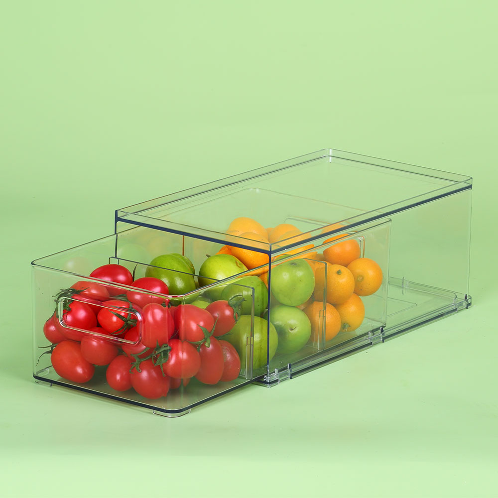 Three Grid Food Storage Containers Fridge