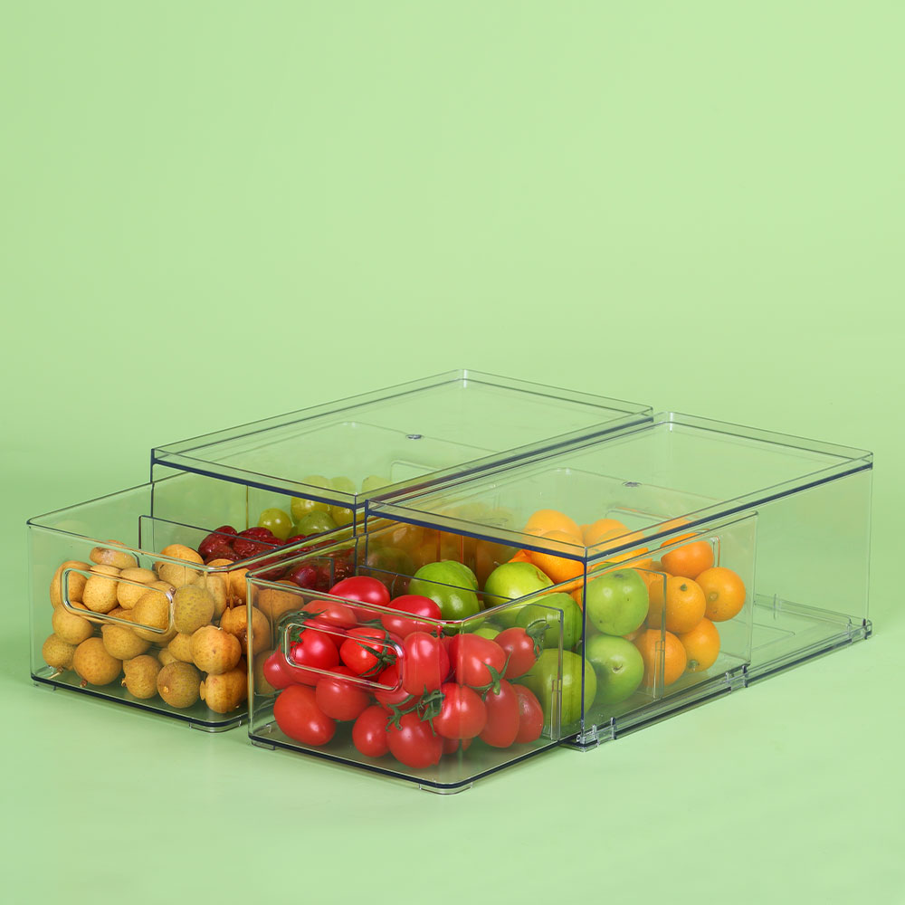 Three Grid Food Storage Containers Fridge