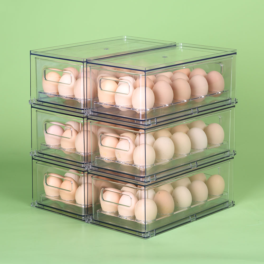 Eggs Refrigerator Plastic Bins