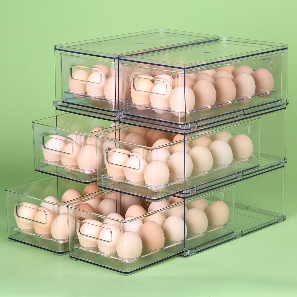 Eggs Refrigerator Plastic Bins