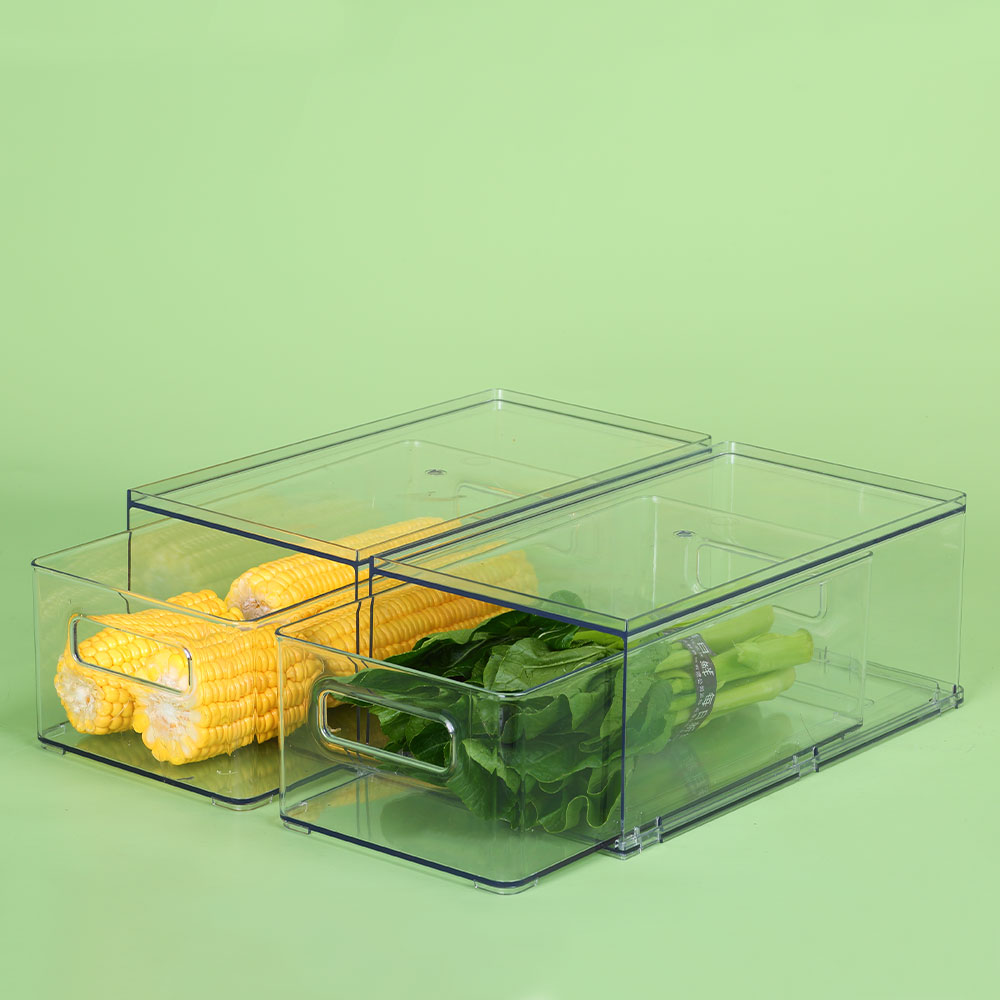 Plastic Strip Refrigerator Storage Boxs