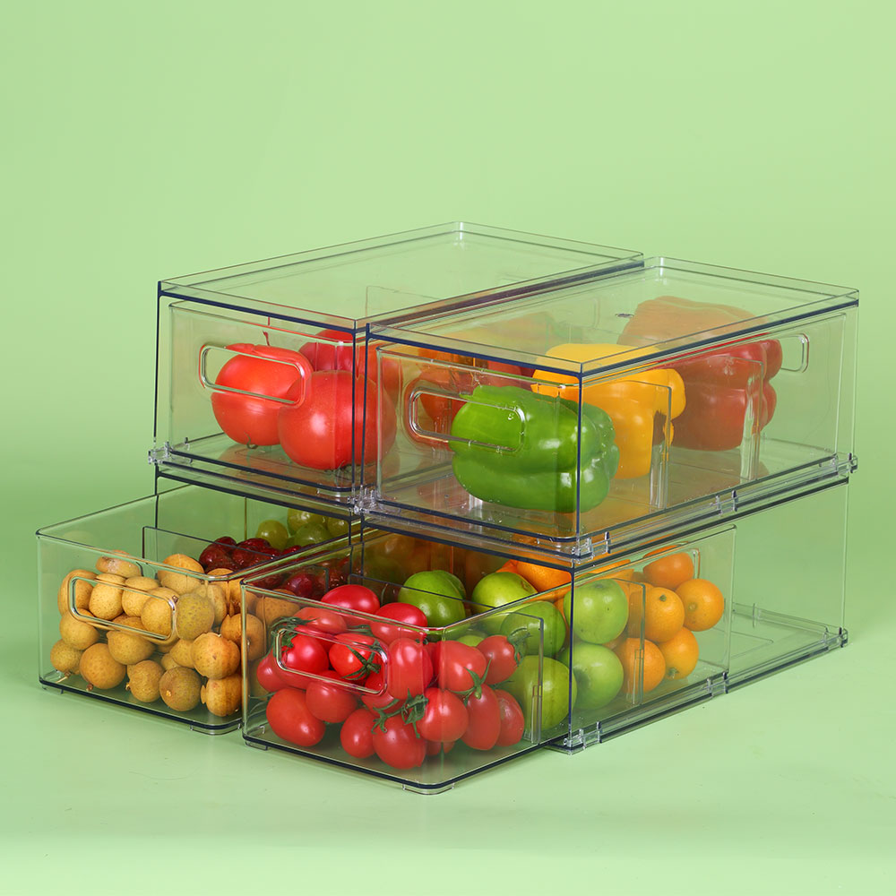 Three Grid Food Storage Containers Fridge