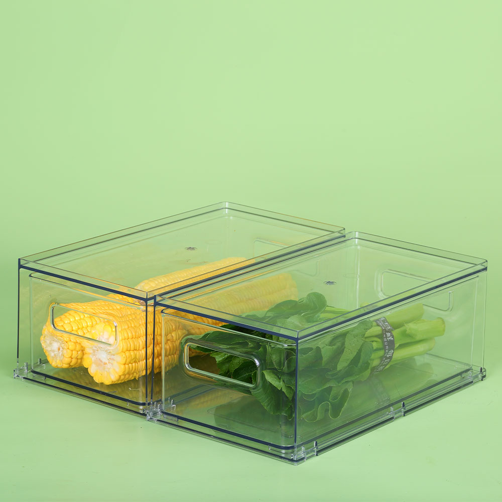 Plastic Strip Refrigerator Storage Boxs