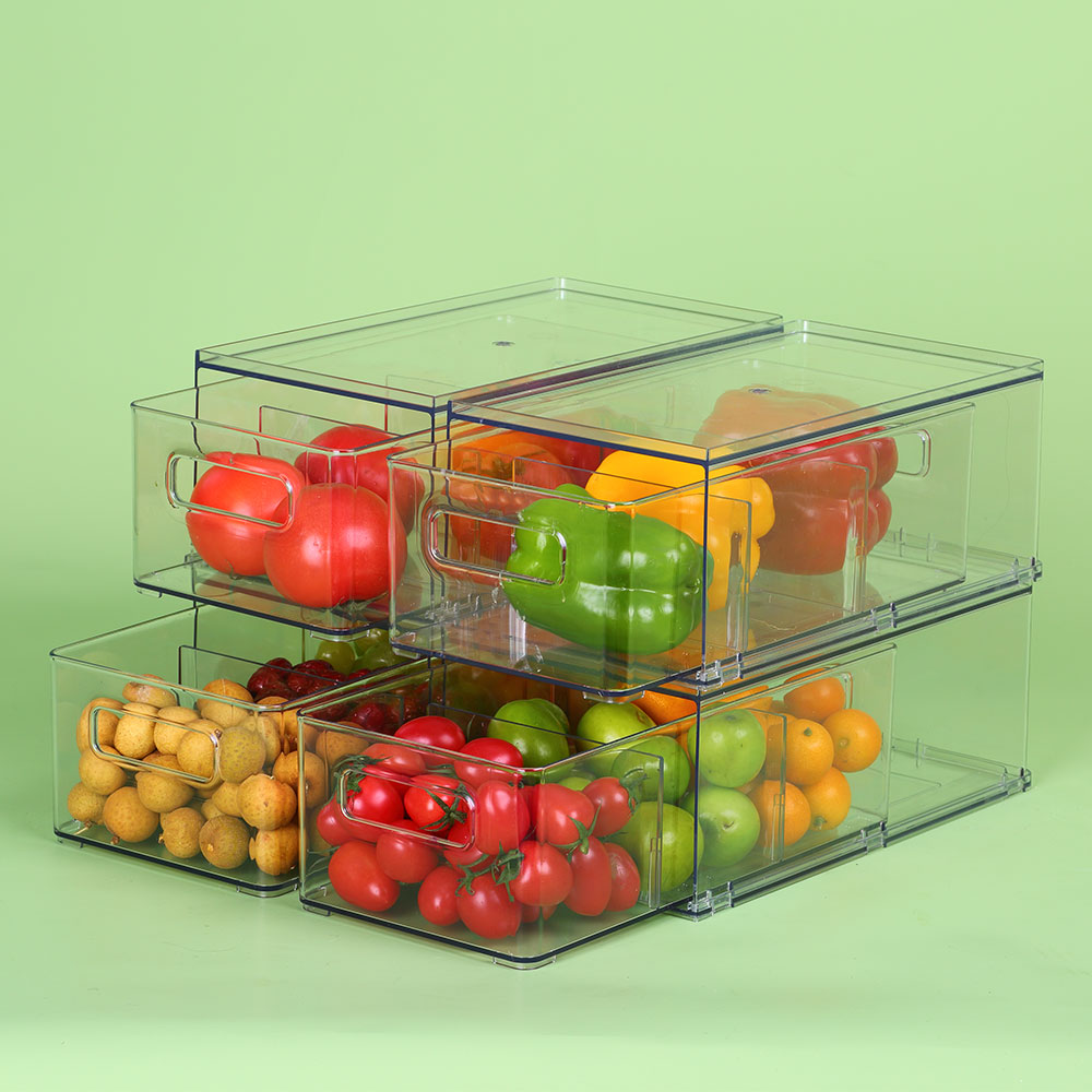 Three Grid Food Storage Containers Fridge