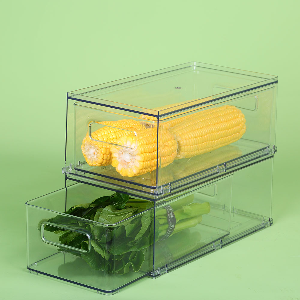 Plastic Strip Refrigerator Storage Boxs