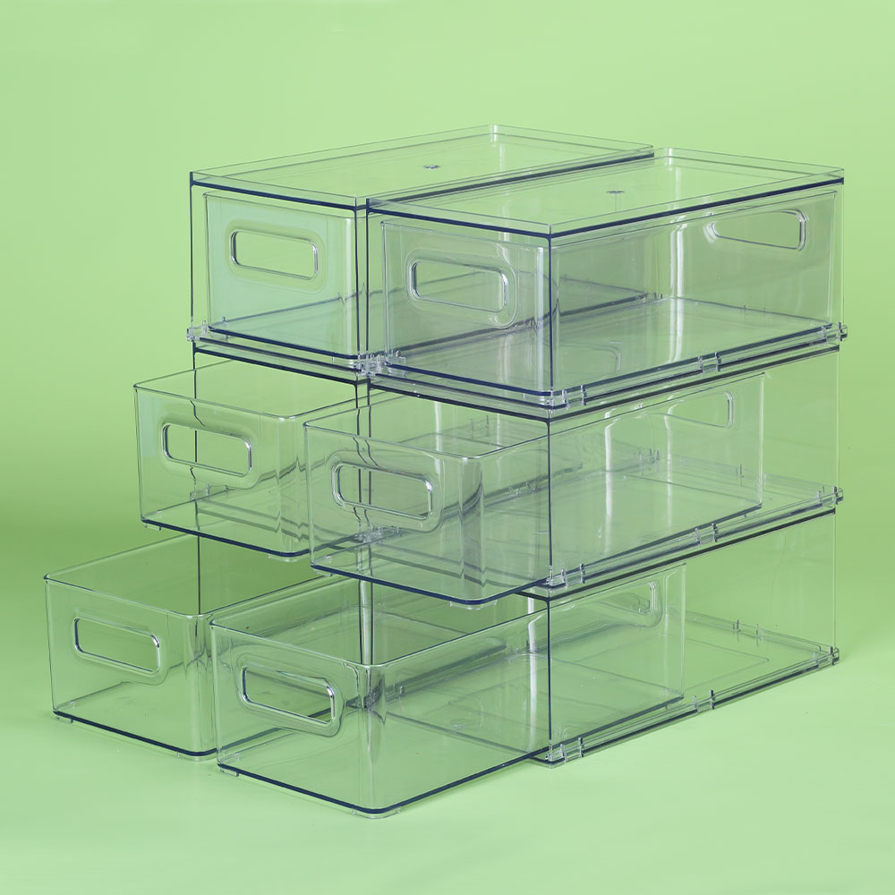 Plastic Strip Refrigerator Storage Boxs