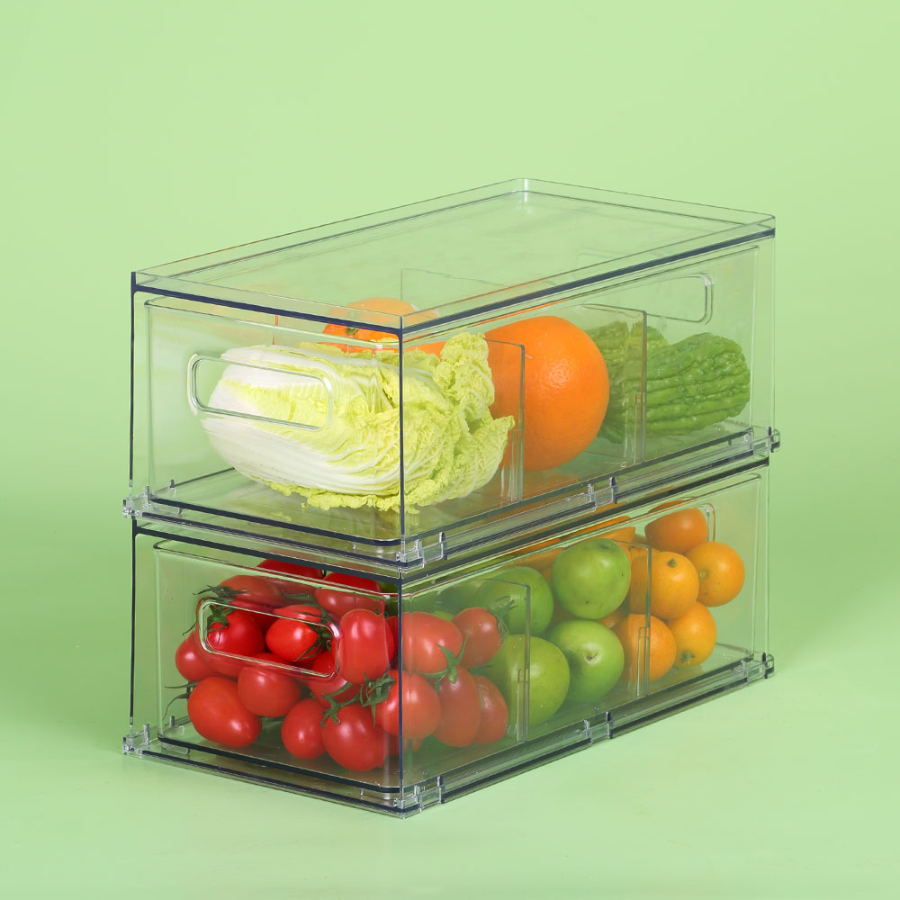 Three Grid Food Storage Containers Fridge