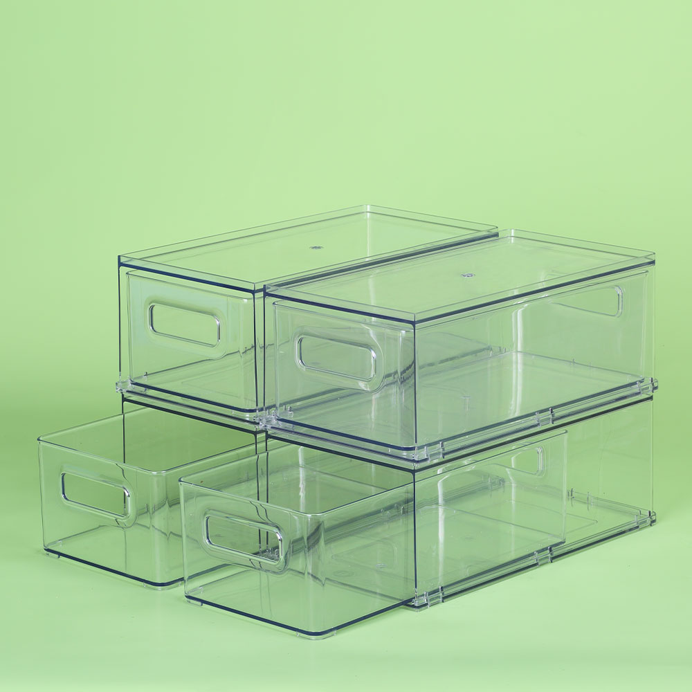 Plastic Strip Refrigerator Storage Boxs