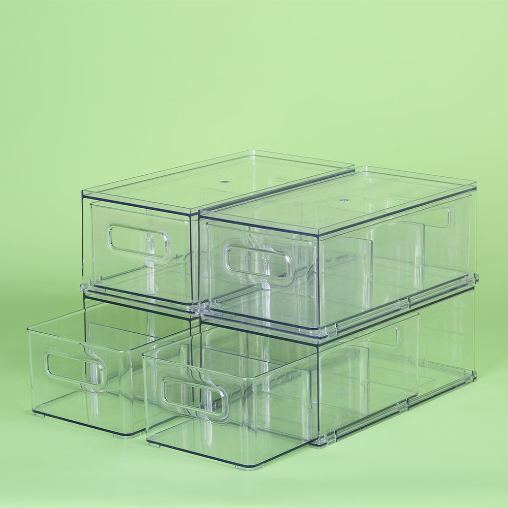 Three Grid Food Storage Containers Fridge