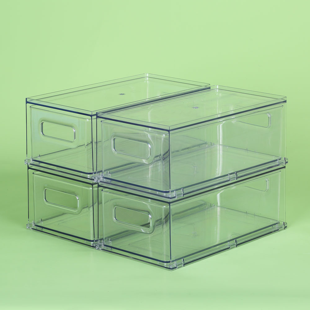 Plastic Strip Refrigerator Storage Boxs