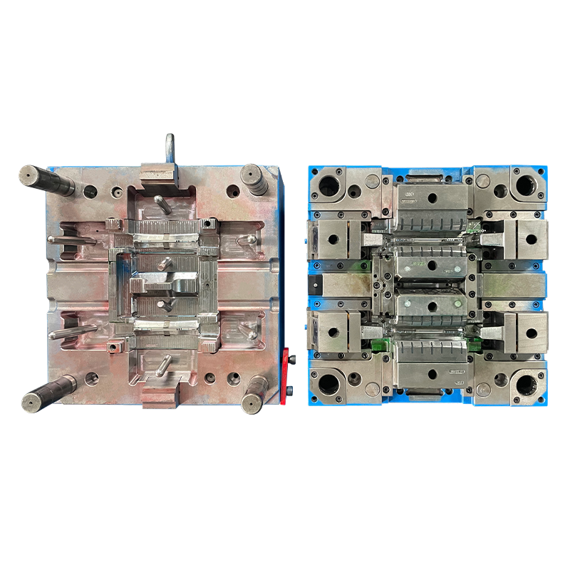 Plastic mold for the upper blade of the rear windshield air outlet of the auxiliary instrument panel for automotive accessories