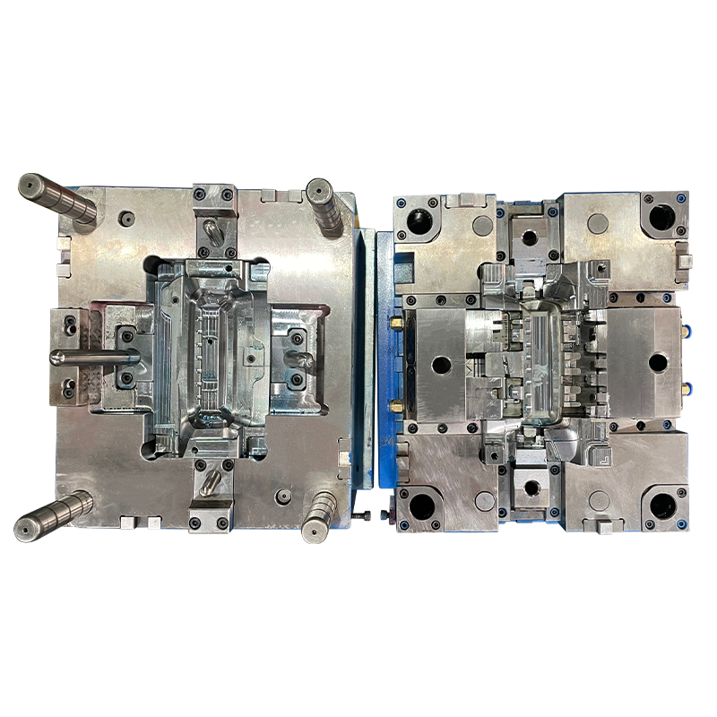 Plastic mold for the rear windshield panel of the auxiliary instrument panel of automotive accessories